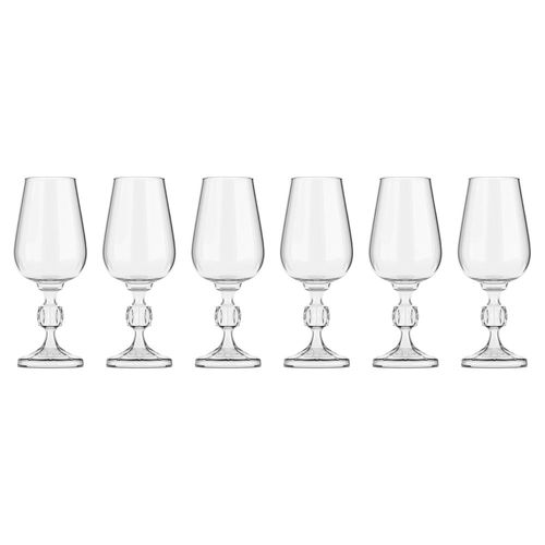Conjunto de 6 Tacas de Vidro Cazza Dover 275ml
